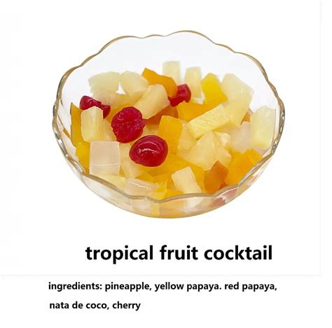 Canned Tropical Fruit Cocktail In Syrup Canned Mixed Fruit Buy Tropical Fruit Cocktailcanned