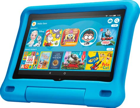 Customer Reviews Amazon Fire 8 Kids 8 Tablet Ages 3 7 32gb Blue