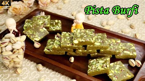 Diwali Special Pista Burfi Pista Burfi Haldiram Style Best Burfi