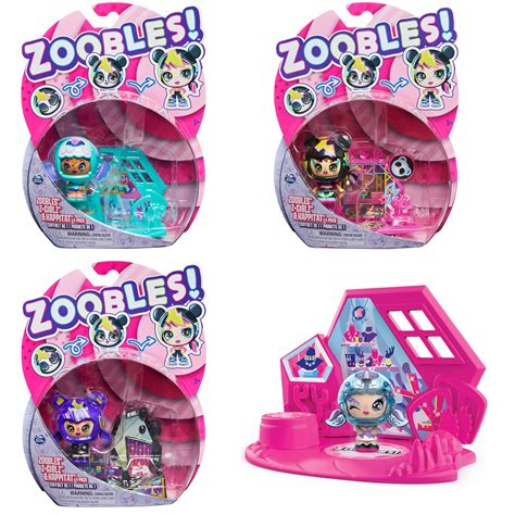 Zoobles Magic Mansion Transforming Playset With Exclusive Z Girl