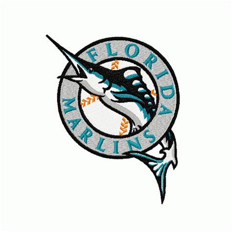 Florida Marlins Logo Embroidery Design Instant Download Archives Multzone