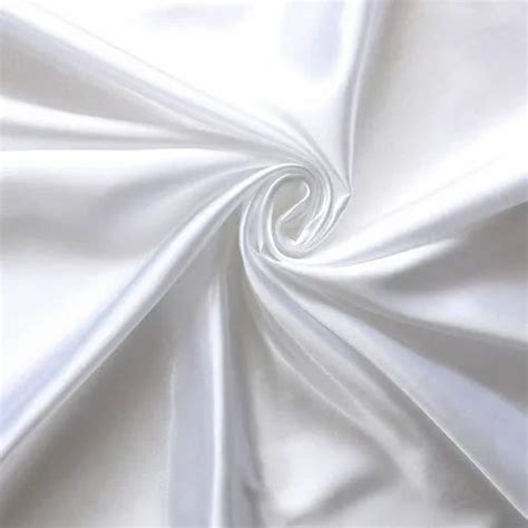 White Heavy Satin Fabric At Rs Meter Plain Satin Fabric In Noida