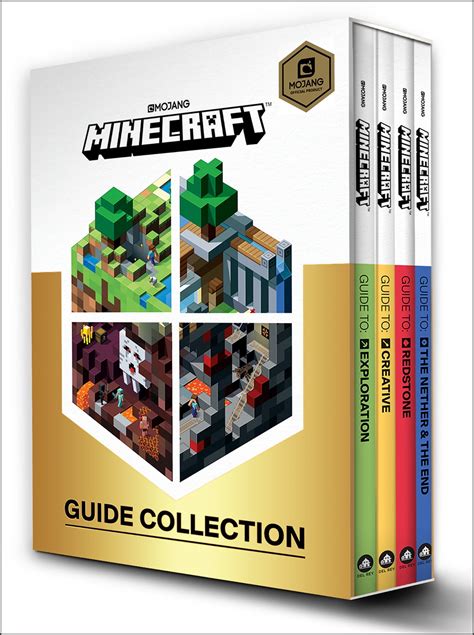 Minecraft Guide Collection 4 Book Boxed Set Exploration Creative