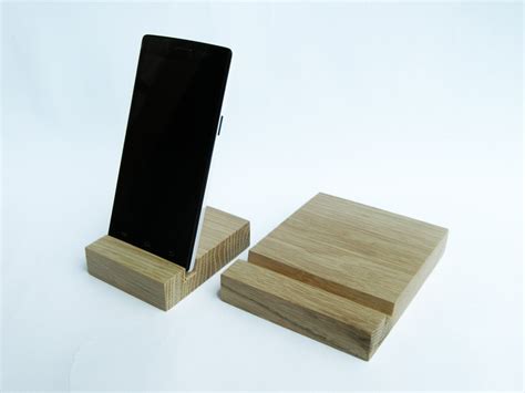 Wood Ipad And Iphone Stand Set Wood Ipad Stand Wooden Iphone Etsy