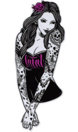 fatal clothing logo badass drawings badass art skull girl tattoo