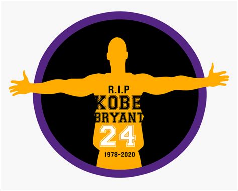 Drawing Of Kobe Bryant And Words R Kobe Bryant 24 Logo Hd Png