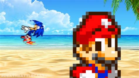 Mario Vs Sonic Sprite Art Rdeathbattlematchups