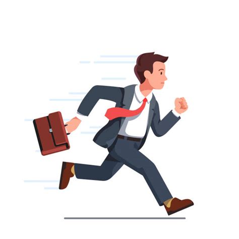 Late For Meeting Illustrations Royalty Free Vector Graphics And Clip Art