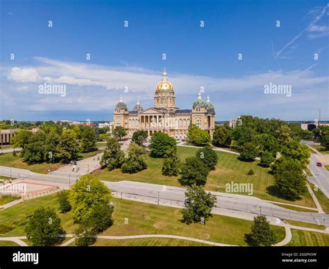 Aerial Photograph Of The Beautiful And Ornate Gold Leaf Covered Dome Of