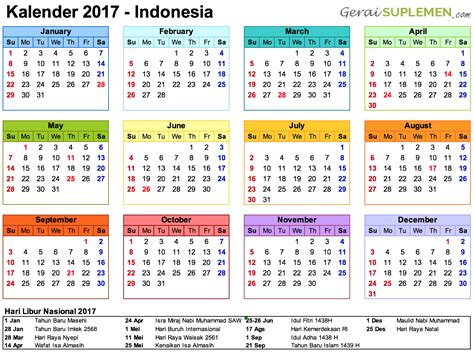 Kalender 2020 Indonesia Beserta Hari Libur