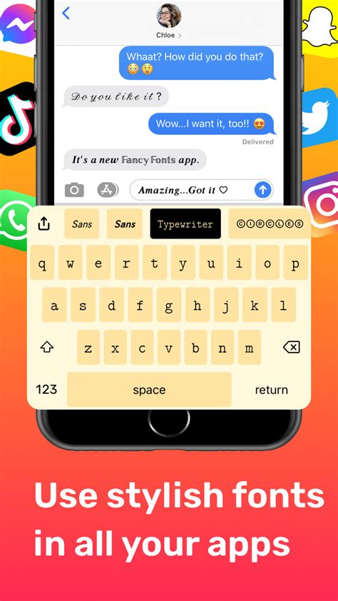 Fancy Fonts Aesthetic Keyboard For Iphone Download