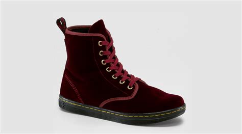 Shoreditch Sneaker In Cherry Red Velvetso Cute For Fall Boots