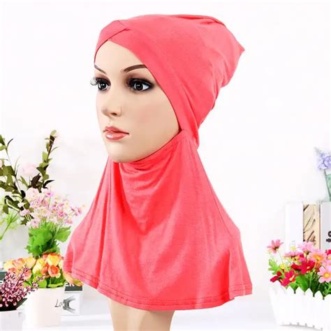 Buy 20pcs Lot Multicolor Available Choose Full Cover Inner Muslim Cotton Hijab