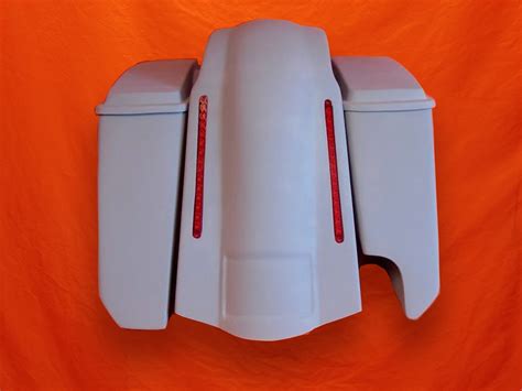 Harley Davidson 5″ Stretched Extended Saddlebags Right Cutout Led