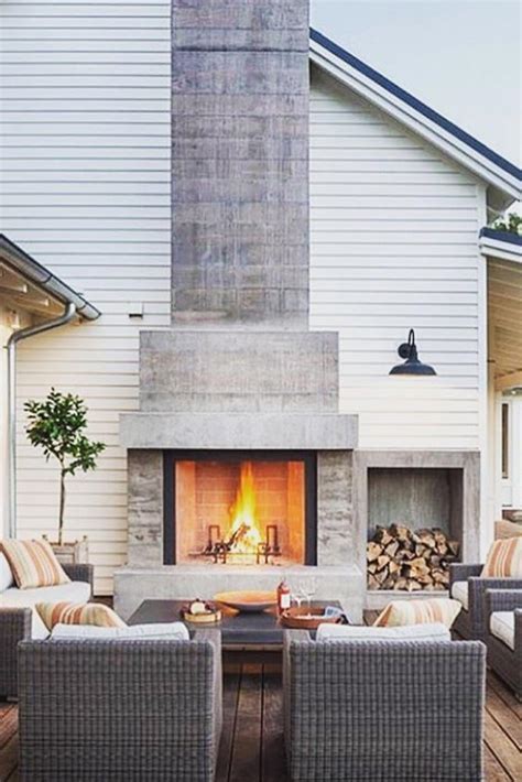 30 Amazing Outdoor Fireplace Ideas
