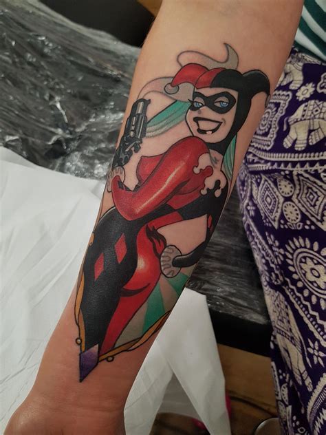 So Stoked With My Classic Harley Quinn Tattoo D By Abbie Williams At Gold Room Studio Leeds