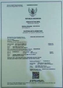 Detail Contoh Surat Akta Kematian Koleksi Nomer 12