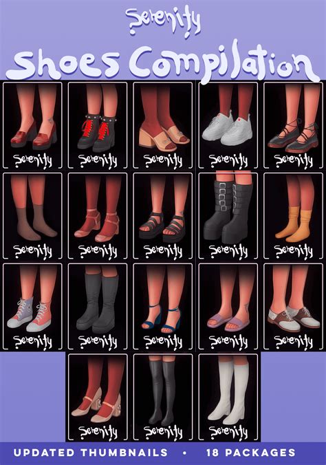 Sims 4 Custom Content Shoes