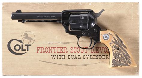 Colt Frontier Scout Revolver 22 Rock Island Auction