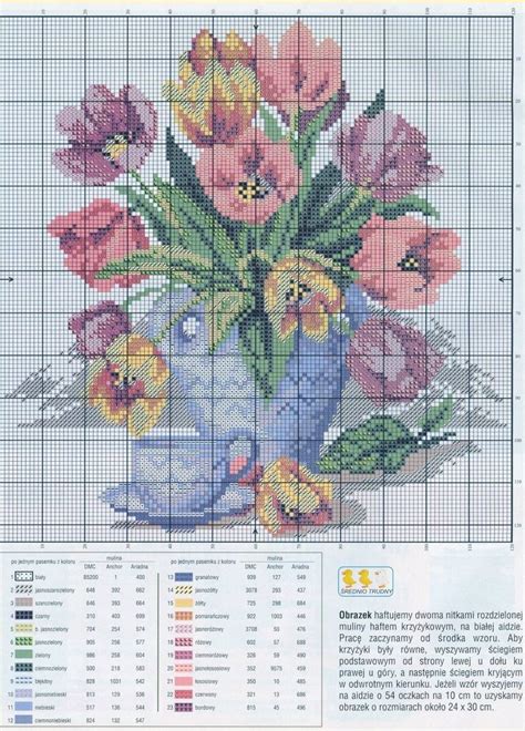 Maybe you would like to learn more about one of these? flower vase and teacup | Cross Stitch-Flowers and Fruit ...