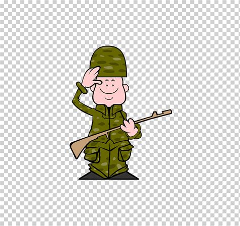 Soldado Contenido Abierto Soldado Gente Ejército Dibujos Animados