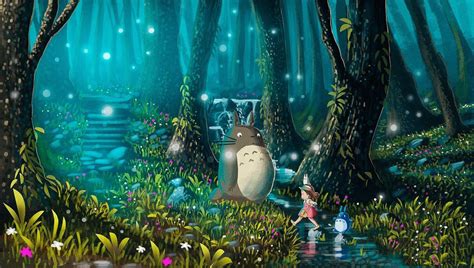 Totoro 4k Wallpapers Top Free Totoro 4k Backgrounds Wallpaperaccess