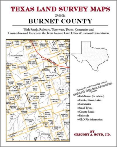 Burnet County Texas Land Survey Maps Genealogy History 9781420350289 Ebay
