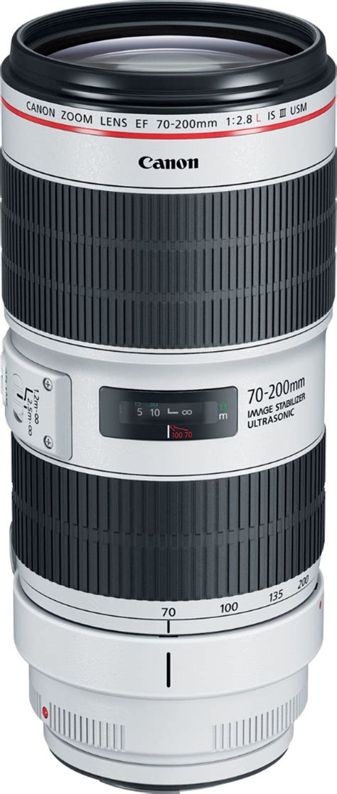 Canon Ef70 200mm F28l Is Iii Usm Optical Telephoto Zoom Lens For Eos