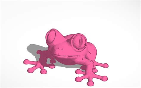 3d Design Frog Kikker Tinkercad