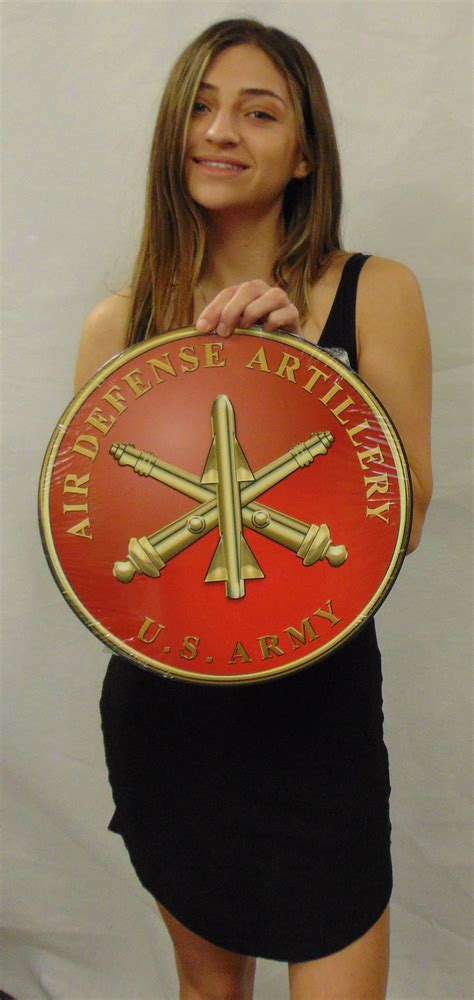 Air Defense Artillery Round All Metal Sign 14 X 14 North Bay Listings