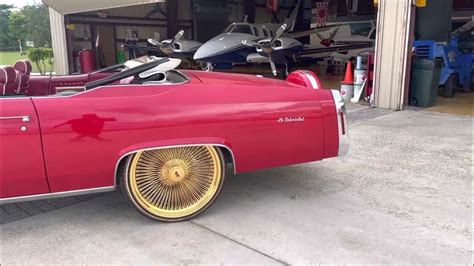 First Ever 1982 Cadillac Le Cabriolet On 24 Inch All Gold Daytons Youtube