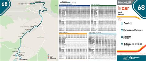 Calaméo  Horaire Bus ligne 68 Cassis  Aubagne 2022