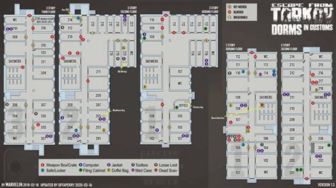 Customs Map 2021 Tarkov Guide De La Carte Escape From Tarkov Customs