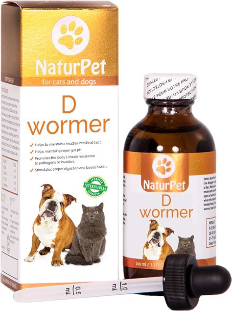 Naturpet D Wormer 100 Natural Safe Effective Dewormer For Dogs And