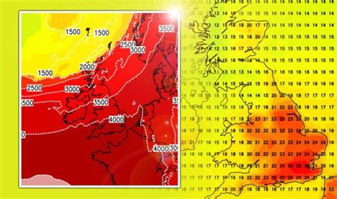 Uk Weekend Weather Forecast Heatwave Hits Britain As 80f Temps Sees Scorching July Maps