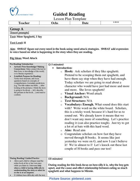 Lesson Plan Ideas For First Graders