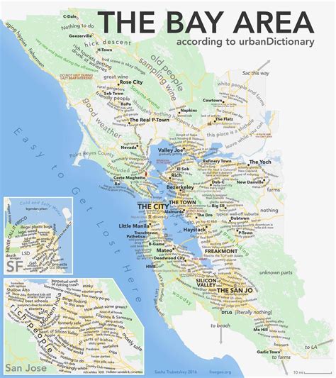 Map Of Bay Area California Cities Printable Maps