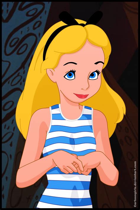 [CartoonGirls Repost] Alice (Disney) by TheReedster on DeviantArt