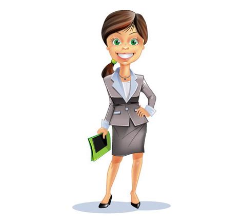 Attractive Businesswoman Vector Character That Will Surely