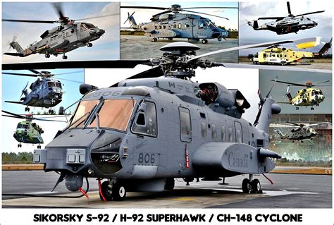 Sikorsky S 92 H 92 Superhawk Ch 148 Cyclone Hélicoptère