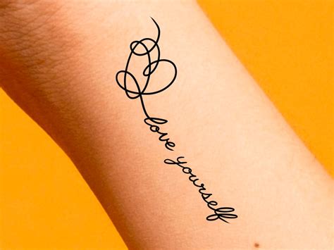 Update 66 Love Yourself Flower Tattoo Incdgdbentre