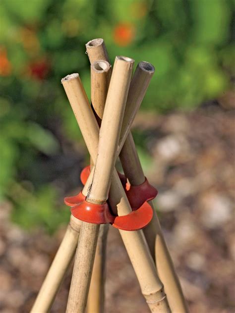 There are so many different ways to make a trellis for your garden! Bamboo Trellis Connectors for DIY Bamboo Structures ...
