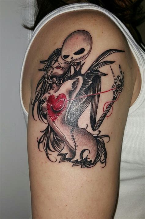 Unique Jack And Sally Tattoos The Nightmare Before Christmas Artofit