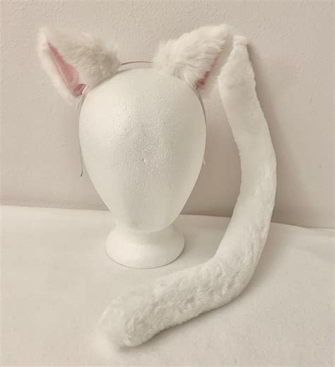 Cat Ears And Tail Multiple Colors Cat Ears Headband Kitty Ears Etsy