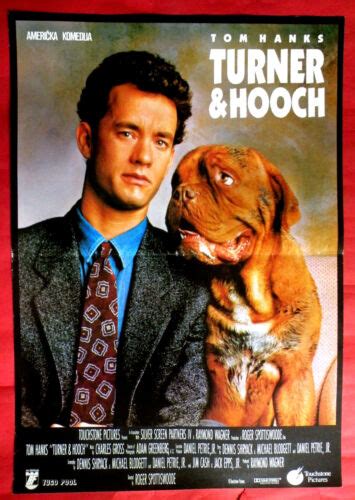 Turner And Hooch 1989 Tom Hanks Mare Winningham Unique Exyu Movie Poster