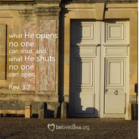 What He Opens No One Can Shut And What He Shuts No One Can Open
