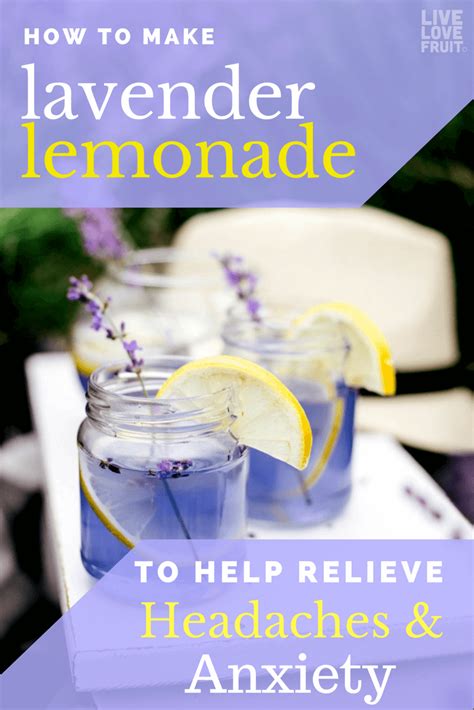 This Lavender Lemonade Recipe Helps Relieve Headaches Migraines And