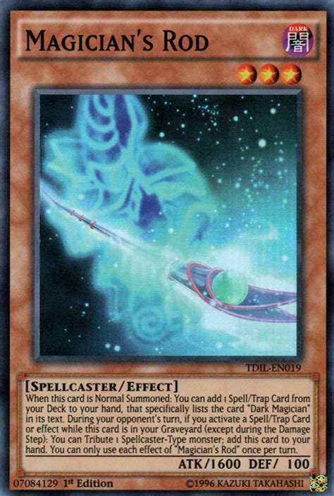 The term spell card was fully realized in this set; Magician's Rod | Yu-Gi-Oh! | FANDOM powered by Wikia