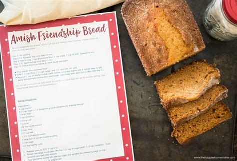 1 cup flour, 1 cup sugar, 1 cup milk. Amish Friendship Bread Recipe, Starter Recipe & Gifting Printable