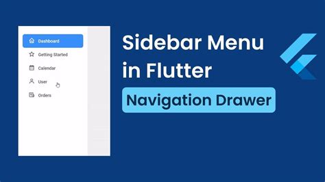 Flutter Master Series Sidebar Menu In Flutter Navigation Drawer In Fl In Master